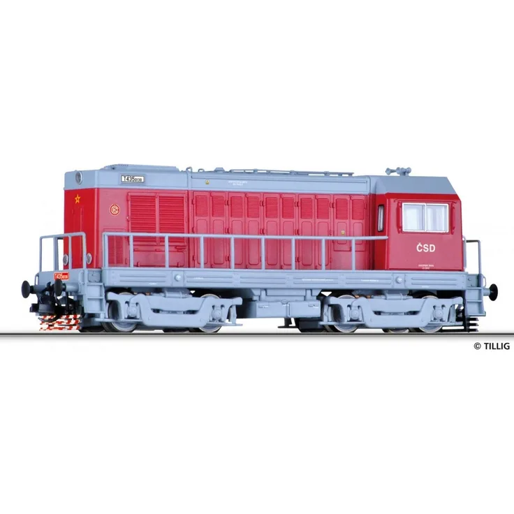 Tillig 02628 Diesellokomotive Reihe T 435 der CSD - Spur TT - Neu