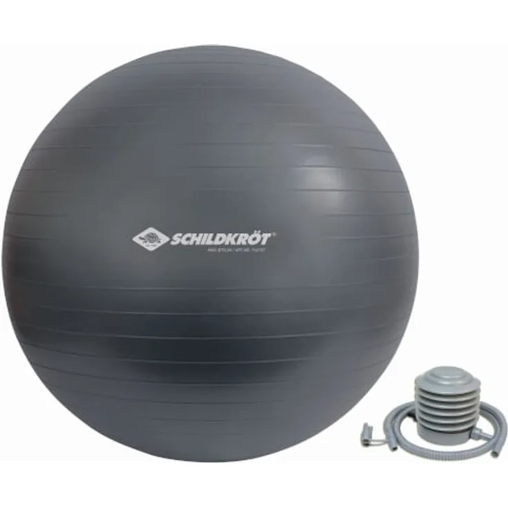 Schildkröt Fitness 'GYMNASTIKBALL 75cm', Körpergröße 176-185 cm, max. belastbar bis 120 kg, anthrazit
