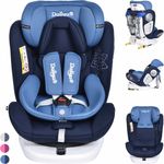 Daliya® SEDION Auto Kindersitz 360° drehbar, 0-36kg. ISOFIX, Kinderautositz, mitwachsender Autositz, Autokindersitz, Babysitz, Kindersitz Gruppe 0, 1, 2, 3, Top Tether, 5 Punkt Sicherheitsgurt, incl. Sonnenverdeck, 2x Isofix Einbauhilfe - Preisvergleich