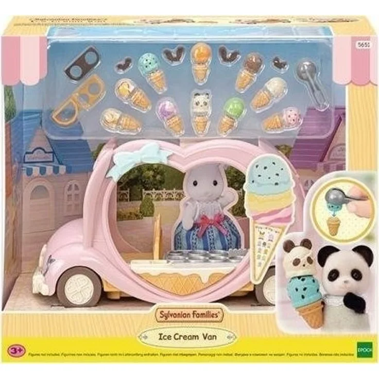 SYLVANIAN HAPPY CAR WITH ICE CREAM 5651 WB6