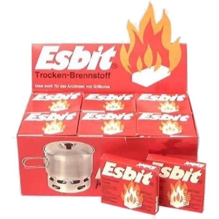 Wilesco 'Esbit Trockenbrennstoff', für Beheizung der Dampfmaschinen