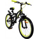 AMIGO Racer Mountainbike, 20 Zoll, 33 cm, Felgenbremse, Schwarz