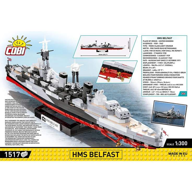 COBI HMS Belfast IWM – Bild 2