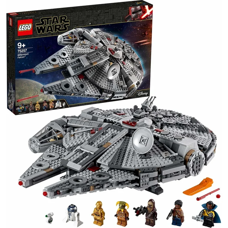 LEGO Star Wars 75257 'Millennium Falcon', 1353 Teile, ab 9 Jahren, viele Details – Bild 1
