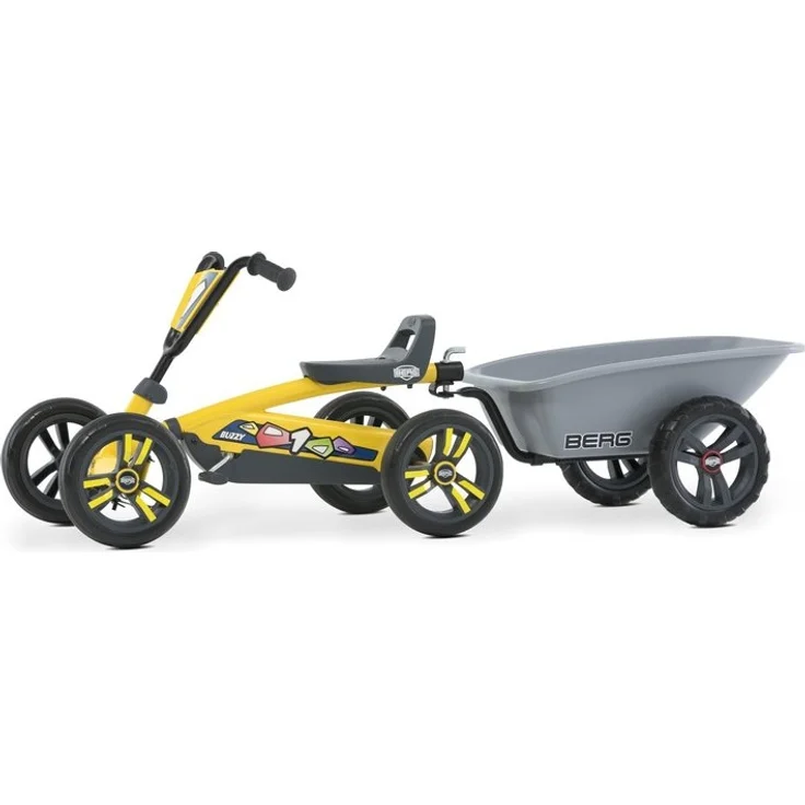 BERG Gokart Zubehör Anhänger Trailer S inkl. Anhängerkupplung - für Buzzy – Bild 2