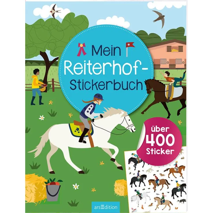 Mein Reiterhof Stickerbuch + 400 Sticker