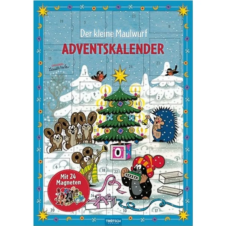 Trötsch 74595 Magnet Adventskalender "Maulwurf"