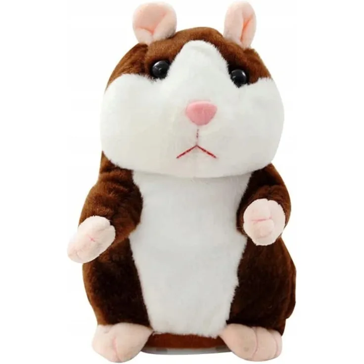 RETOO Sprechende Hamster Wiederholt Talking Plüschtier Elektronische, Lustige Kinder Stofftiere,Record Spielzeug Interaktives für Baby Kinder Kids, Early Learning, Geburtstagsgeschenk