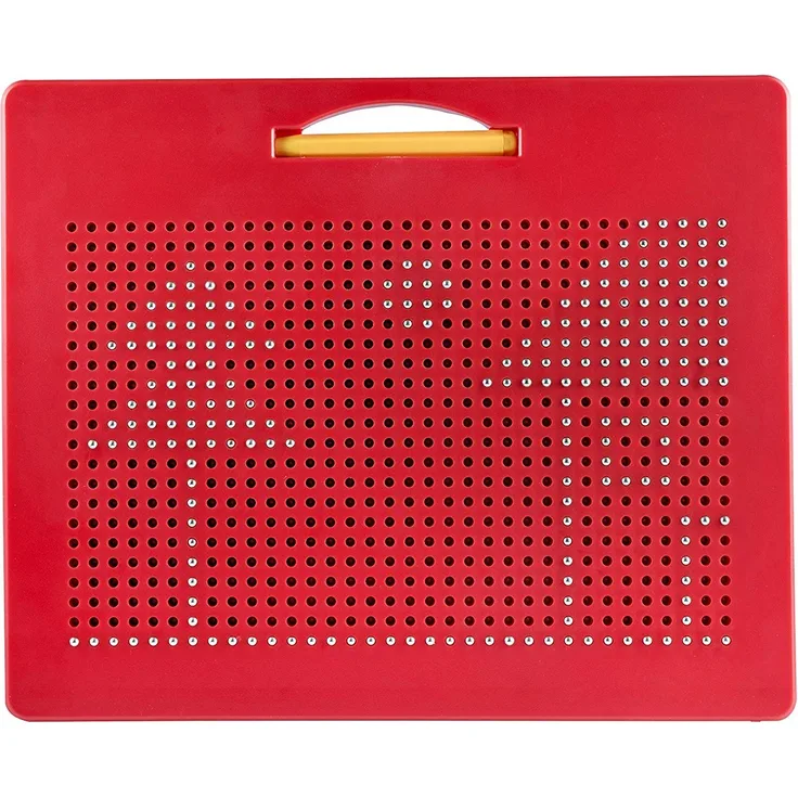 Playmags Magna Zeichenbrett - Lustiges Entwurf und Zeichenfach mit Integrierten Magnetkugeln (748), Passendem Stift und Einfachem Griff. Sauber und Kreativ für Kleinkinder ab 3 Jahren