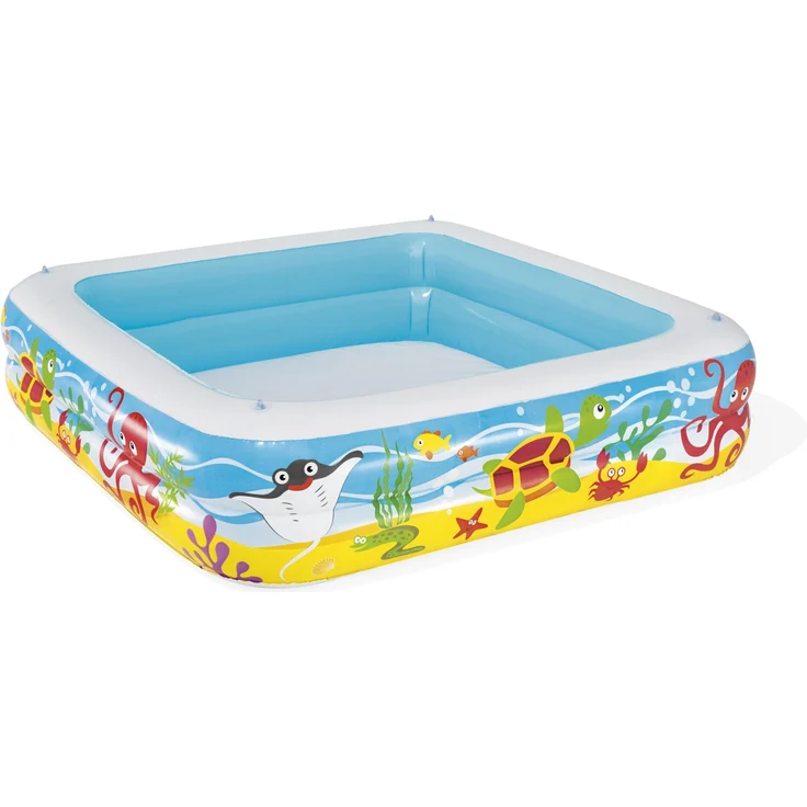 Bestway Spielbecken mit Vordach Blau 140 x 140 x 114 cm 52192 – Bild 4