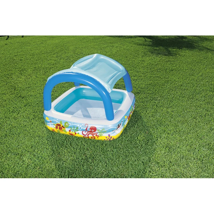 Bestway Spielbecken mit Vordach Blau 140 x 140 x 114 cm 52192 – Bild 25