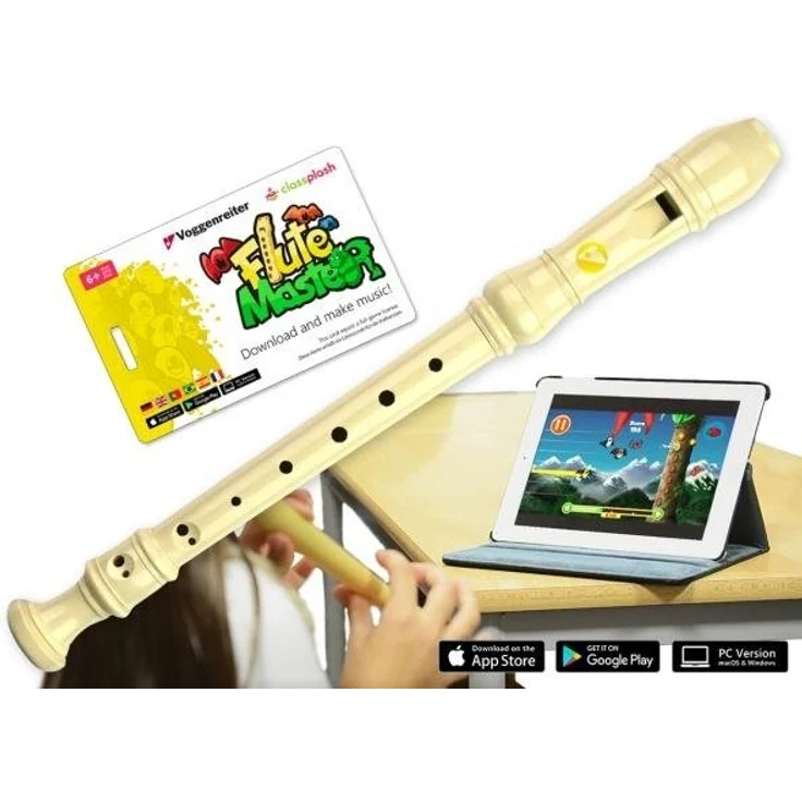 Voggenreiter Blockflöte mit Lern-App Flute Master deutsch - Preisvergleich – Bild 2
