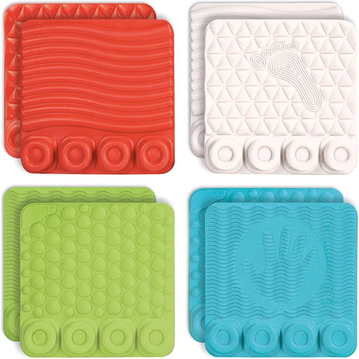 Clementoni 17352 Soft Clemmy Sensorische Krabbeldecke für Babys Bausteine für Kleinkinder ab 10 Monaten, Mehrfarbig, One Size – Bild 5