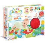 Clementoni 17352 Soft Clemmy Sensorische Krabbeldecke für Babys Bausteine für Kleinkinder ab 10 Monaten, Mehrfarbig, One Size