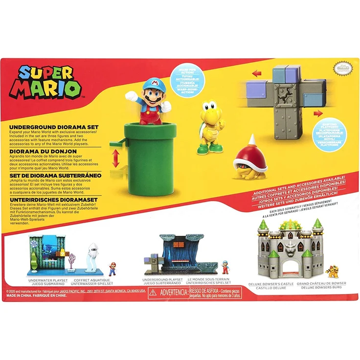Nintendo Super Mario 6cm Figuren Multipack Diorama Spielset - Unterirdische Welt – Bild 7