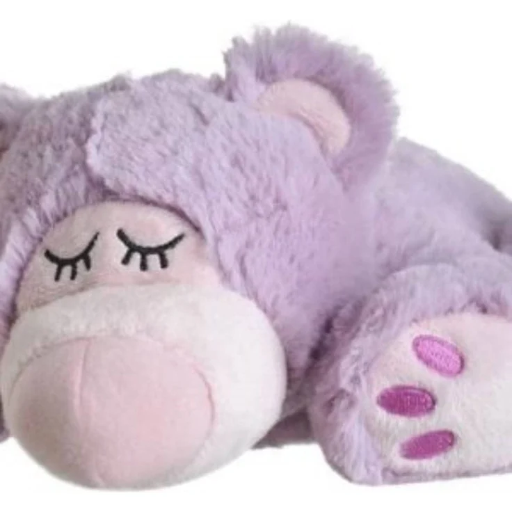 Warmies® Sleepy Bear lila (herausn.): Stofftier mit Lavendel-Füllung – Bild 1