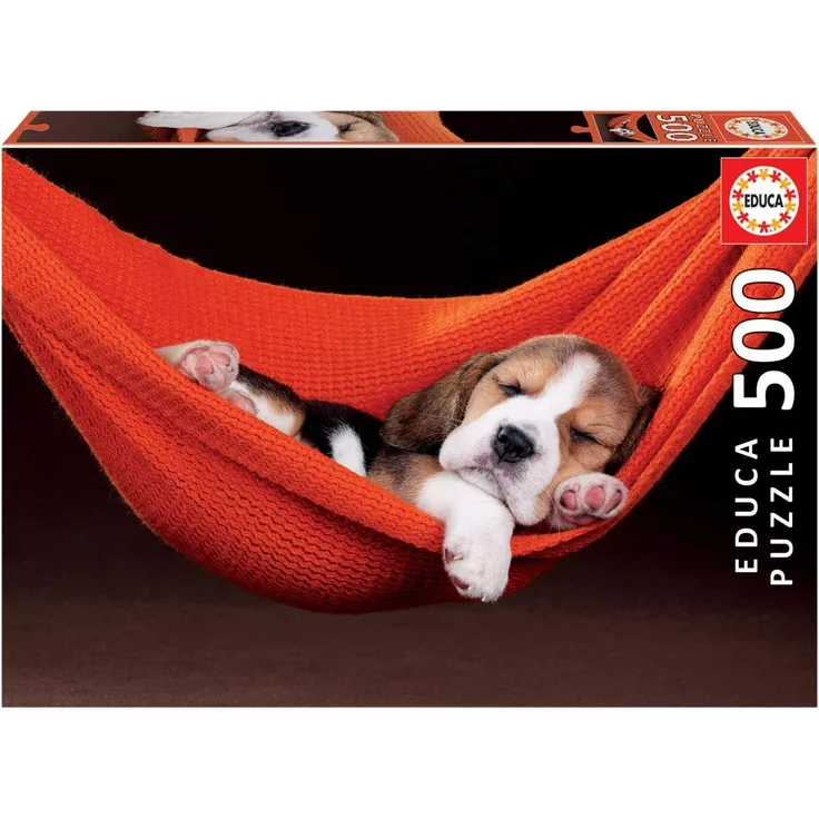 Carletto 9218477 - Educa, Sleeping in a Hammock, Puzzle, 500 Teile