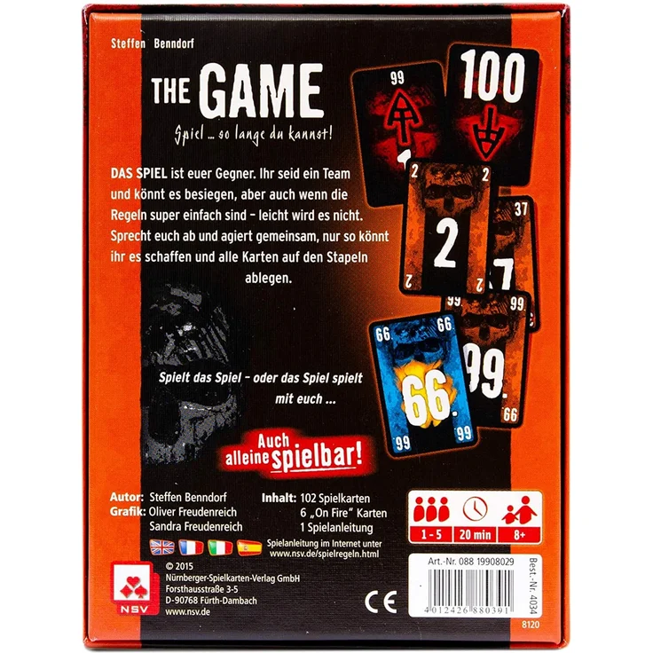 NSV - 4034 - The Game - Kartenspiel – Bild 3