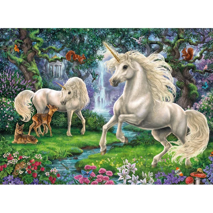 Ravensburger 200 Teile XXL Puzzle Geheimnisvolle Einhörner – Bild 10