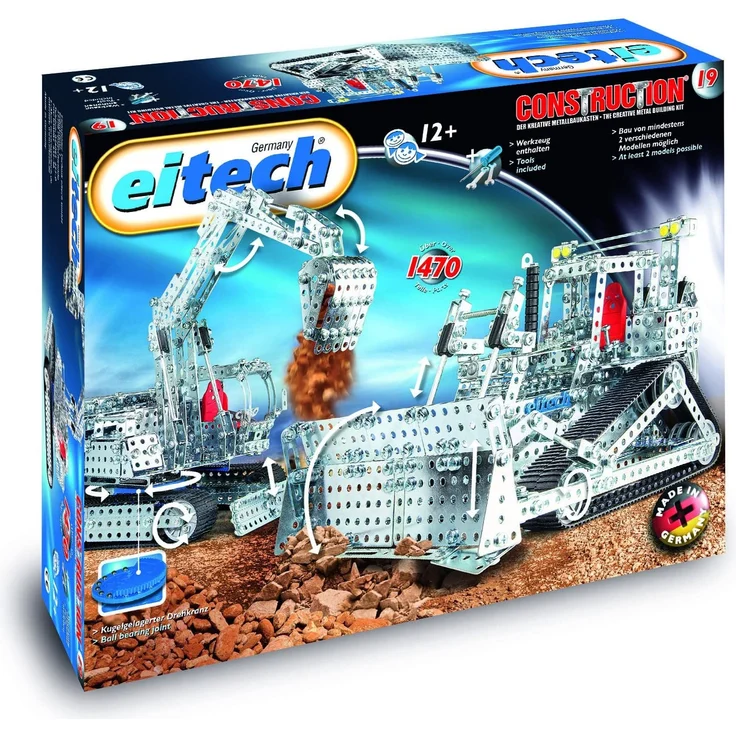 Eitech Metallbaukasten Mega-Raupe / Kettenbagger – Bild 2