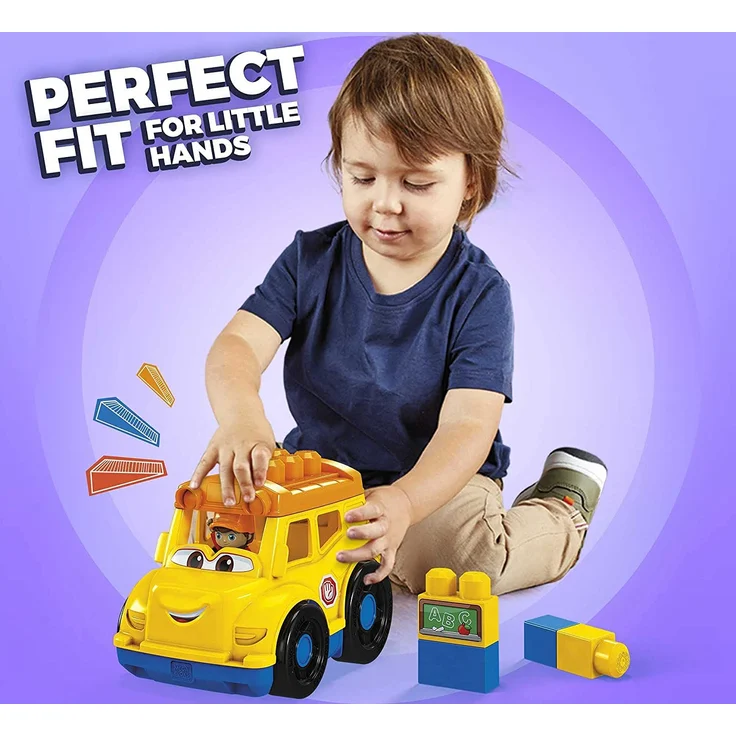 Mega Bloks GCX10 - Kleines Fahrzeug Schulbus, 6 Teile – Bild 2