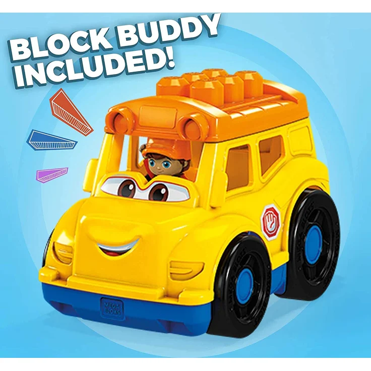 Mega Bloks GCX10 - Kleines Fahrzeug Schulbus, 6 Teile – Bild 3