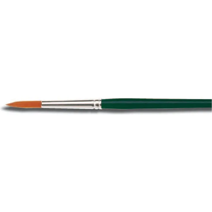 Kreul 721003 - Universalpinsel Basic Synthetics, für Kunst, Hobby, Schule und Großverbraucher, Besatz aus feinem Nylonhaar, rund, Größe 3