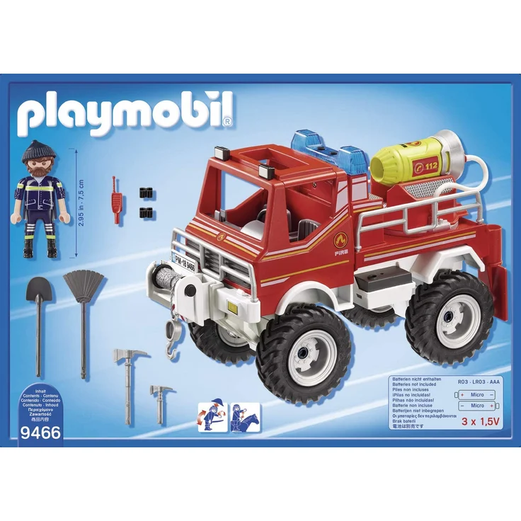 Playmobil City Action 9466 'Feuerwehr-Truck' ,10 Teile, ab 4 Jahren – Bild 7