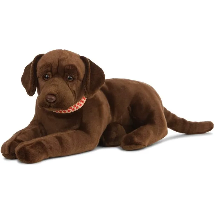 Living Nature Soft Toy - Großes Stofftier Labrador, braun (60cm)