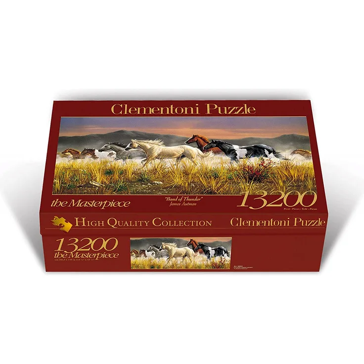 Clementoni 38006 Band Of Thunder – Puzzle 13200 Teile, High Quality Collection, Geschicklichkeitsspiel für die ganze Familie, farbenfrohes Legespiel, Erwachsenenpuzzle ab 14 Jahren
