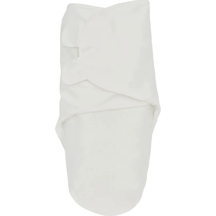 Meyco Baby Uni Pucksack, Erstausstattung Neugeborene (Pucktuch für Babys ab 0-3 Monaten, weicher Schlafkomfort, 100% Baumwolle, atmungsaktiv, Einschlafhilfe), Cremeweiß – Bild 1