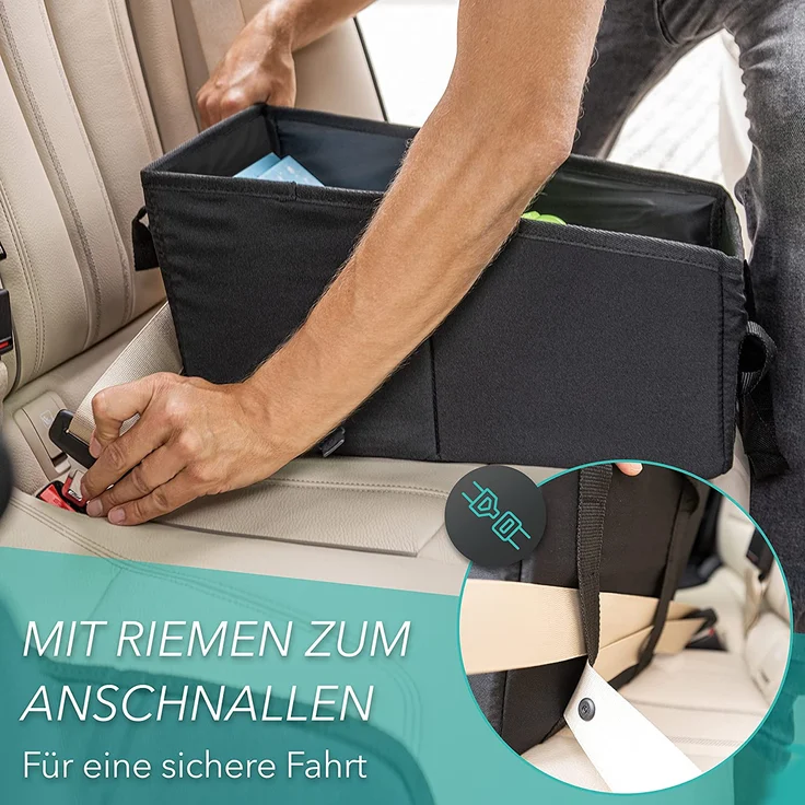 LIONSTRONG Rücksitz Organizer zum Schutz ihrer Autositze, Rückenlehnenschutz aus wasserdichtem Stoff (Box) – Bild 4
