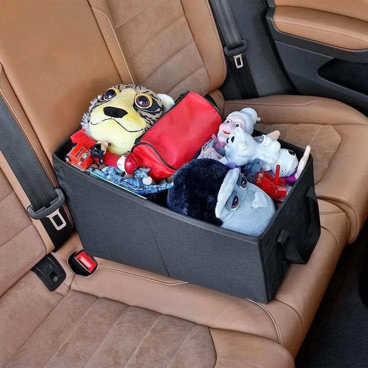 LIONSTRONG Rücksitz Organizer zum Schutz ihrer Autositze, Rückenlehnenschutz aus wasserdichtem Stoff (Box) – Bild 2