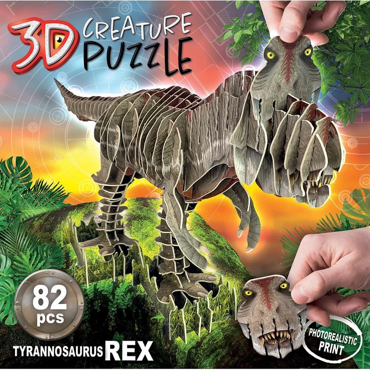 EDUCA - 3D T-Rex 82 Teile Puzzle – Bild 2