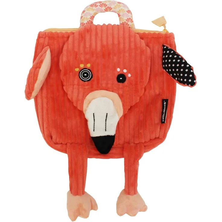 Les Deglingos Rucksack Flamingos der Flamingo