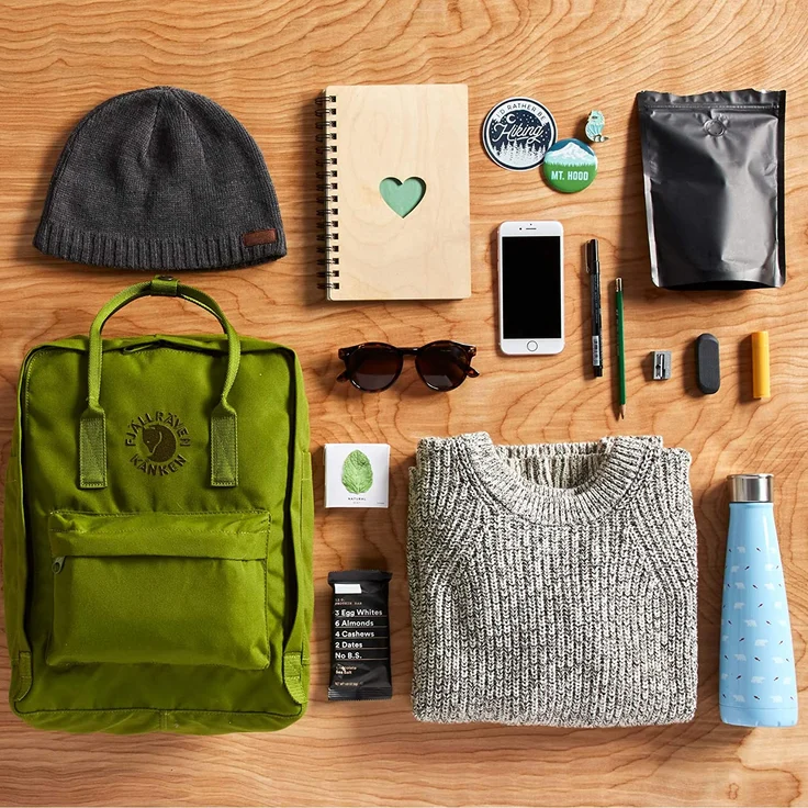Fjällräven Re-Kanken dark olive - Größe 16 Liter – Bild 9