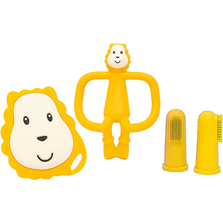 Matchstick Monkey Beißring 'Ludo Löwe' Starter Set 4-teilig – Bild 1