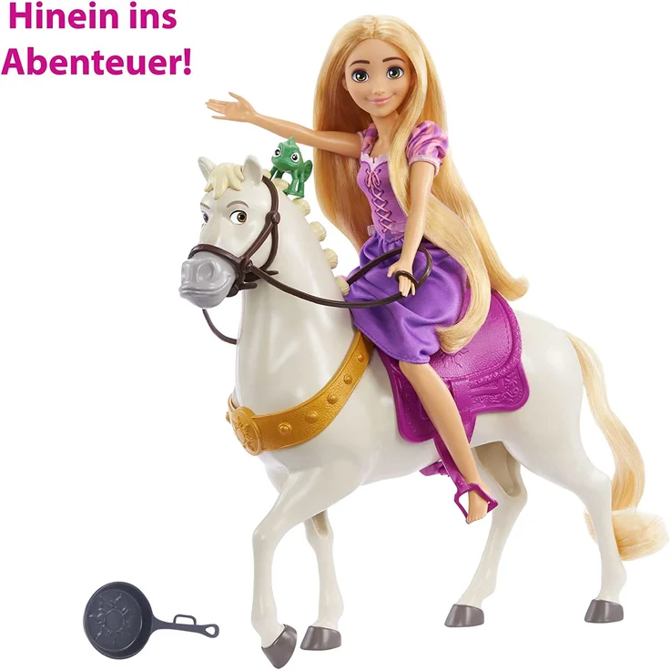 Mattel HLW23 Disney Princess Rapunzel & Maximus Forever Spielset – Bild 5