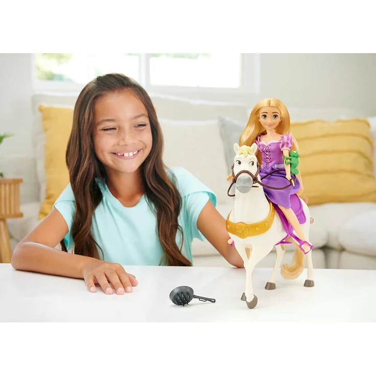 Mattel HLW23 Disney Princess Rapunzel & Maximus Forever Spielset – Bild 3