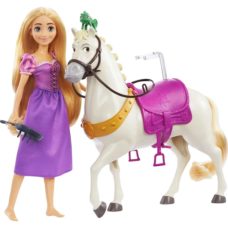 Mattel HLW23 Disney Princess Rapunzel & Maximus Forever Spielset – Bild 2