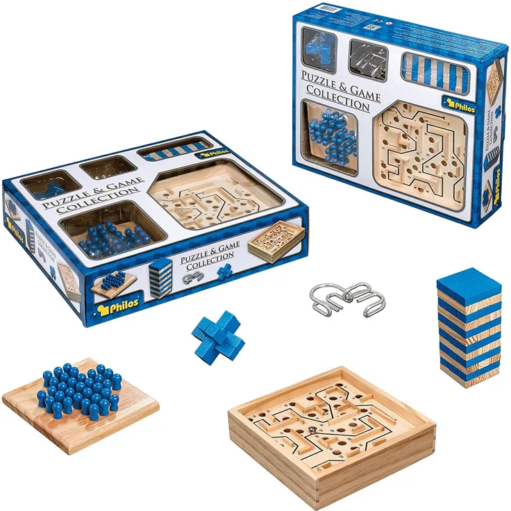 Philos 3090 - Puzzle & Game Collection, Spielesammlung, 5 in 1