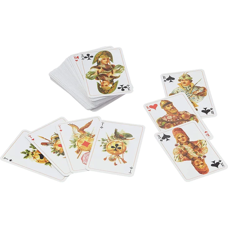 Piatnik 1134. 0 1134" Russian Golden de Luxe-Single Deck – Bild 3