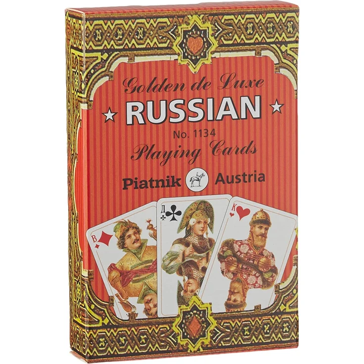 Piatnik 1134. 0 1134" Russian Golden de Luxe-Single Deck – Bild 1