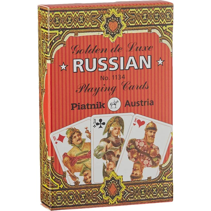 Piatnik 1134. 0 1134" Russian Golden de Luxe-Single Deck