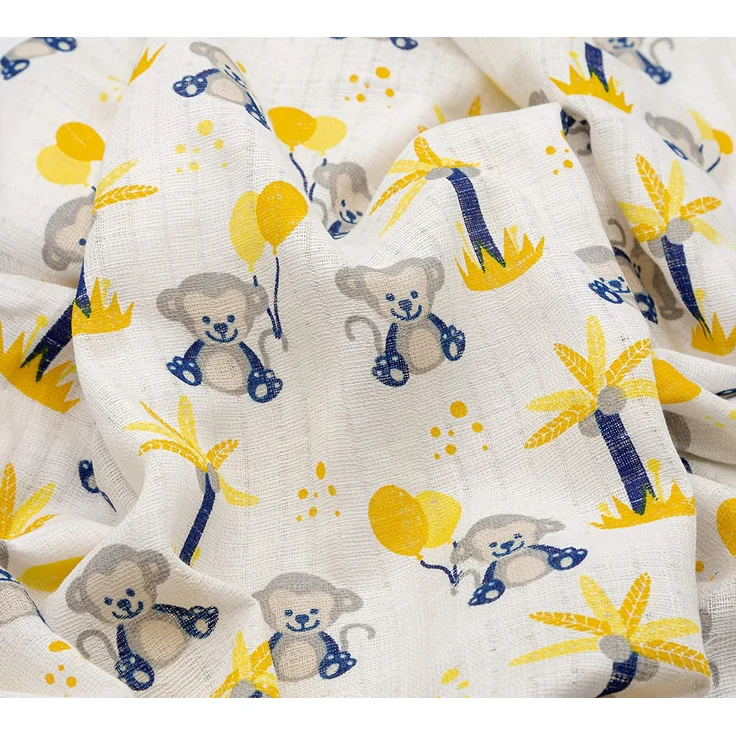 Clevere Kids Mulltücher 12er Pack | Jungs oder Mädchen | 70x80 | Oeko-TEX | Made in EU (Set Unisex Bedruckt) – Bild 7