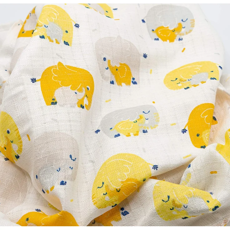 Clevere Kids Mulltücher 12er Pack | Jungs oder Mädchen | 70x80 | Oeko-TEX | Made in EU (Set Unisex Bedruckt) – Bild 5