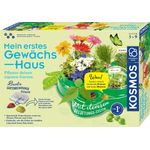 Kosmos 632083 Mein erstes Gewächshaus, Das Original, Erstes Gärtnern für Kinder ab 5 Jahre, Komplett-Set mit Samen, Erde usw. Experimentierkasten zu Garten, Pflanzen, Blumen, Biologie