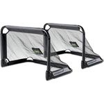 EXIT Pico stählernes Fußballtor 90x60cm (Set von 2) - schwarz