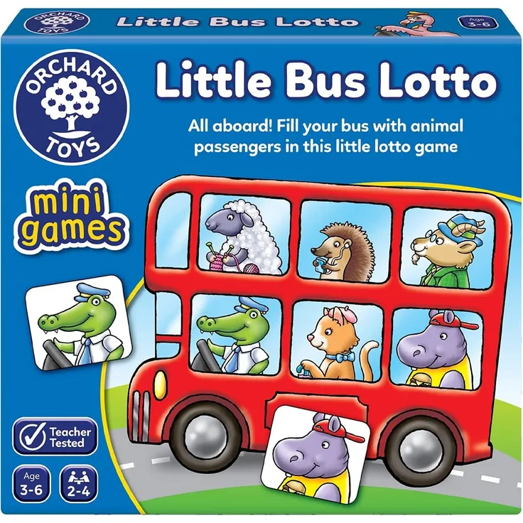 Orchard Toys Little Bus Lotto Reise Spiel