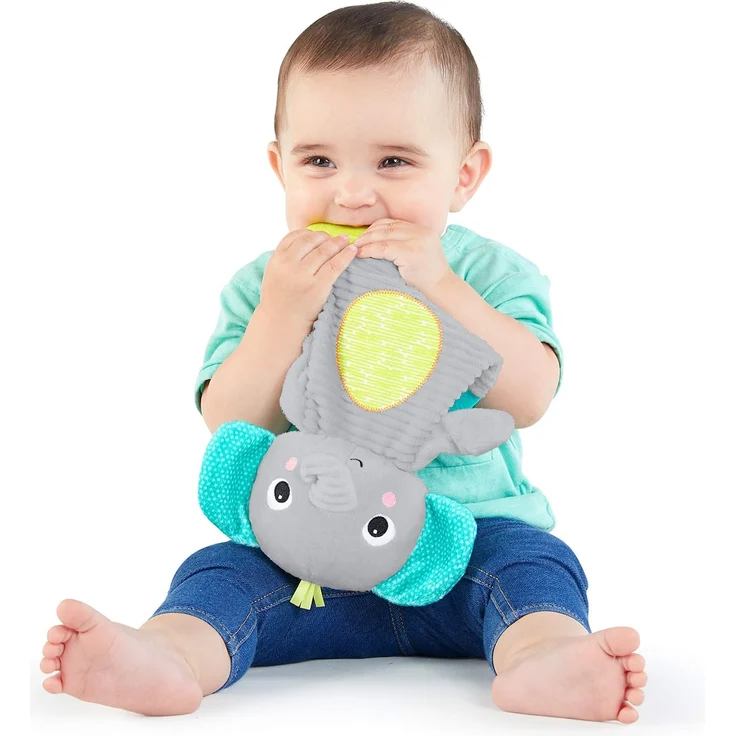 Bright Starts - Schmusetuch Snuggle & Teethe - Elefant – Bild 6